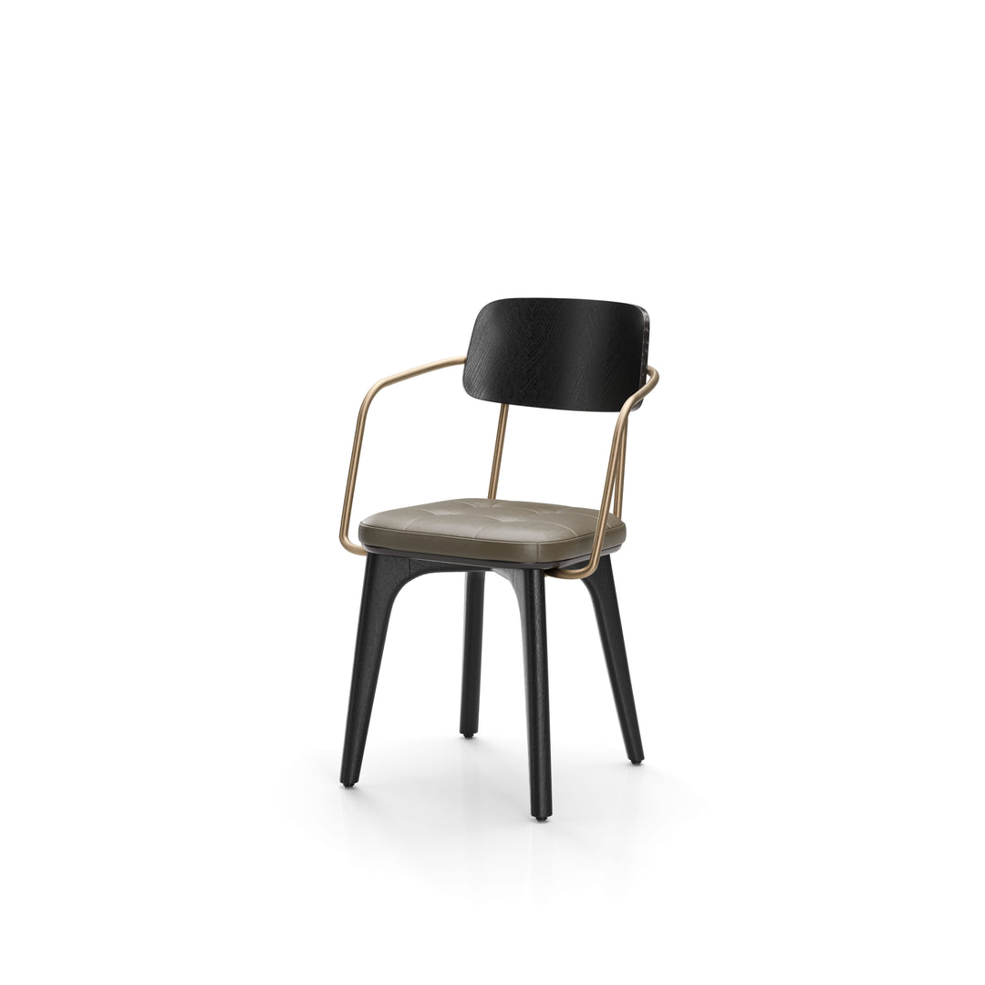 Utility Dining Armchair Wood