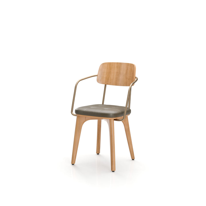 Utility Dining Armchair Wood