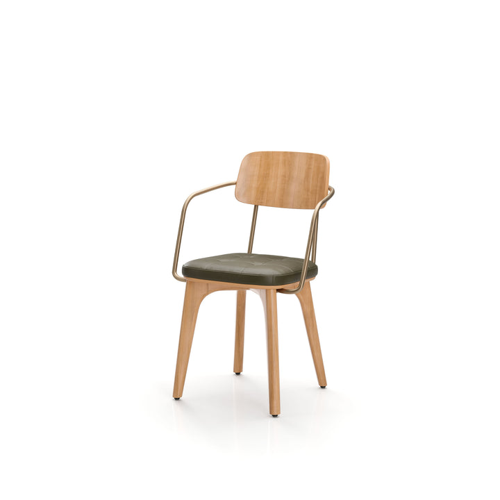 Utility Dining Armchair Wood