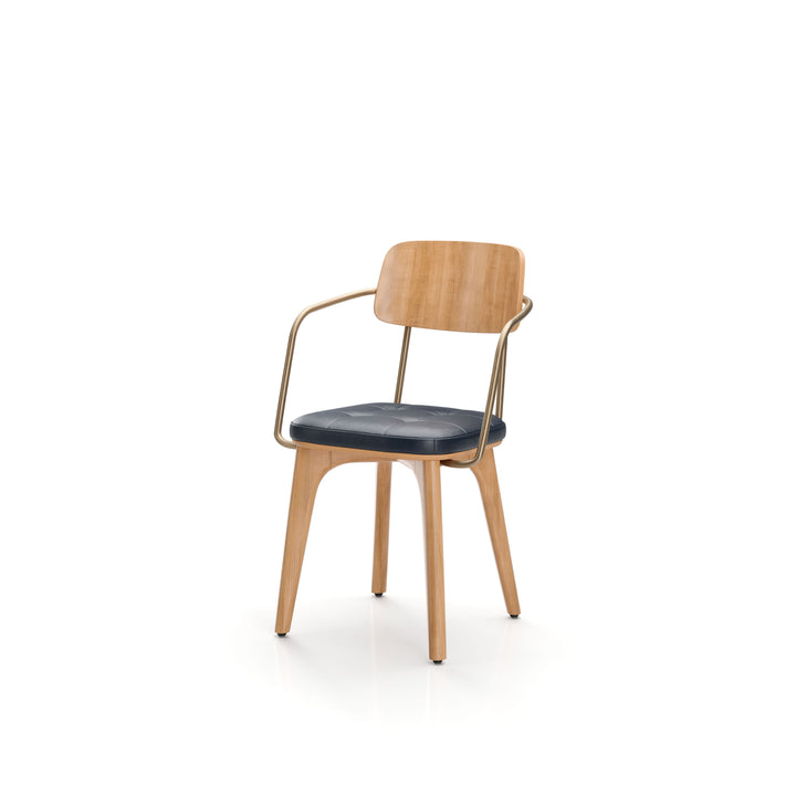 Utility Dining Armchair Wood