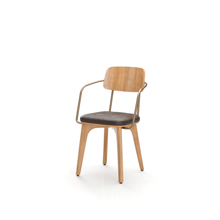 Utility Dining Armchair Wood