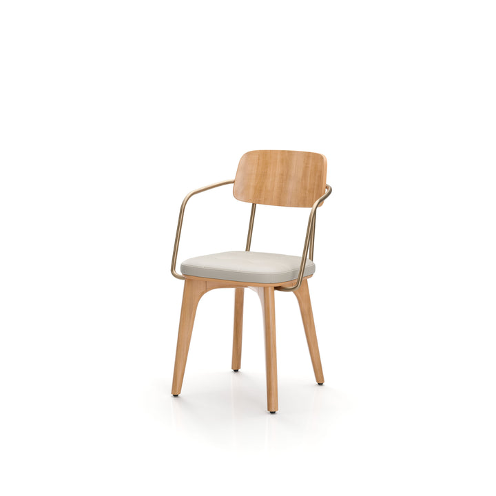 Utility Dining Armchair Wood
