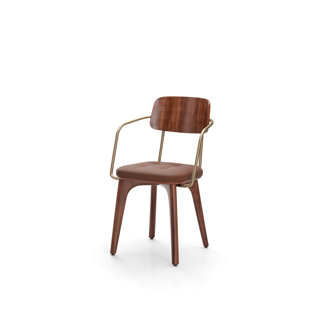Utility Dining Armchair Wood
