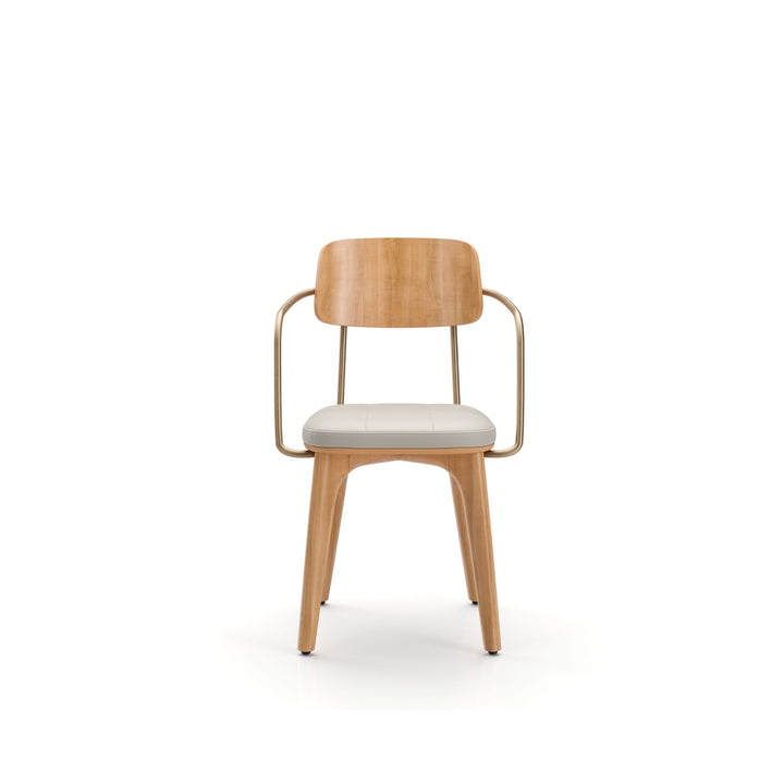 Utility Dining Armchair Wood