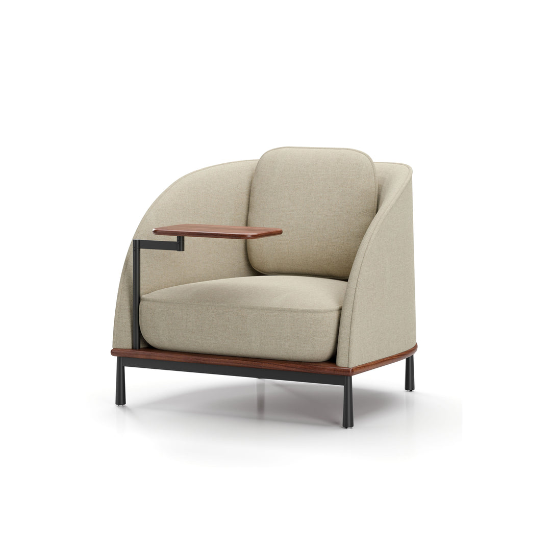 Arc Lounge Chair with Tablet