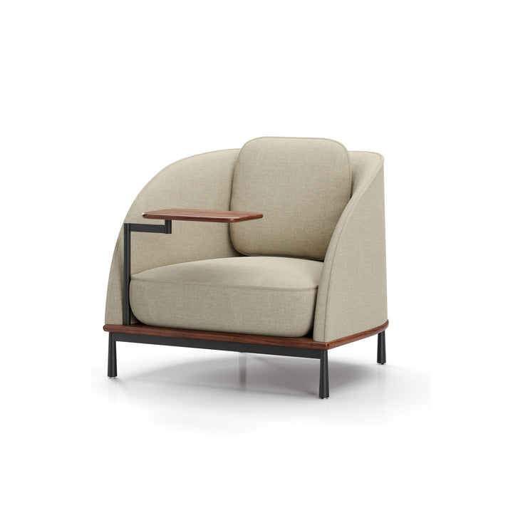 Arc Lounge Chair with Tablet