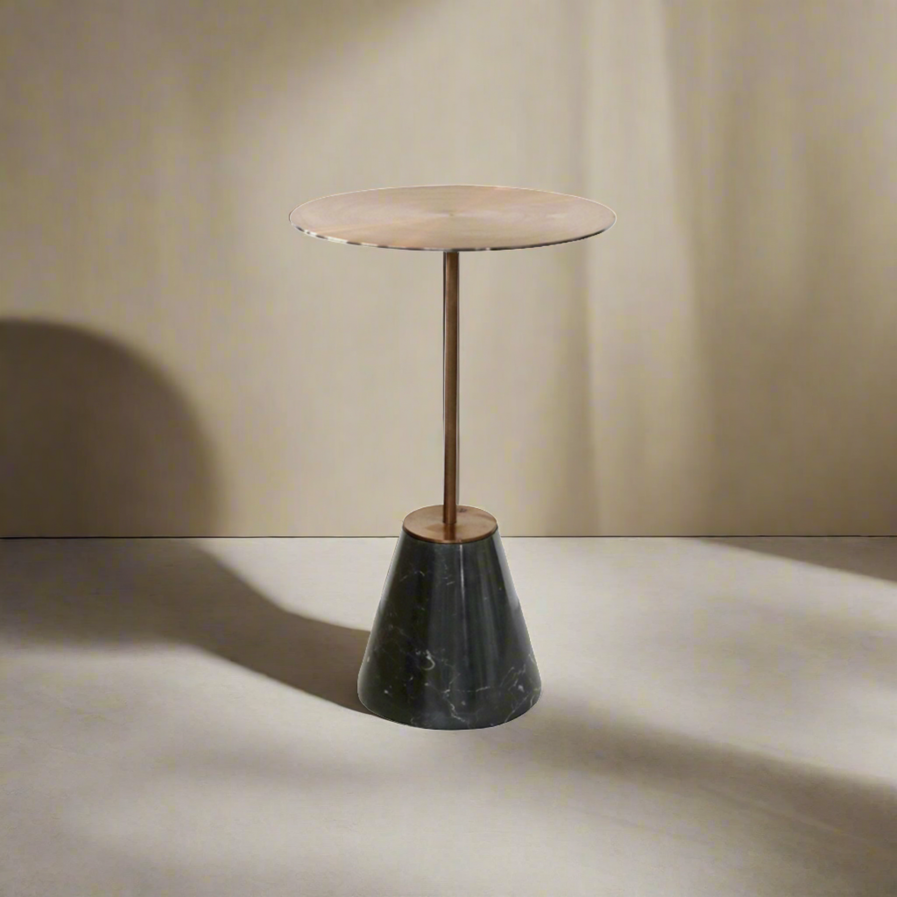 BUND SIDE TABLE / ステラワークス 一個 BundSideTableH500BlackMarbleWe