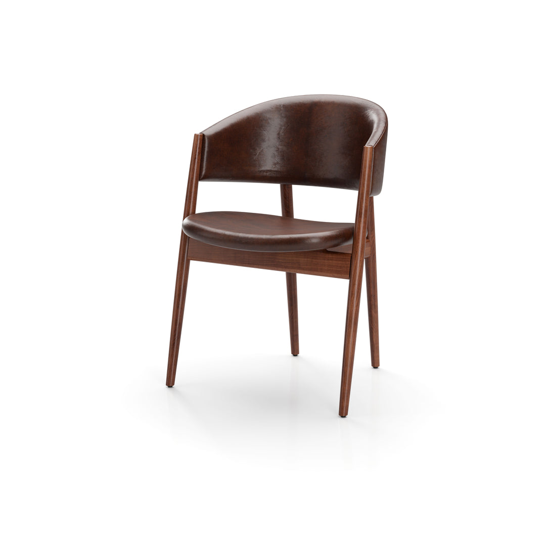 Ougi Dining Chair Half Back