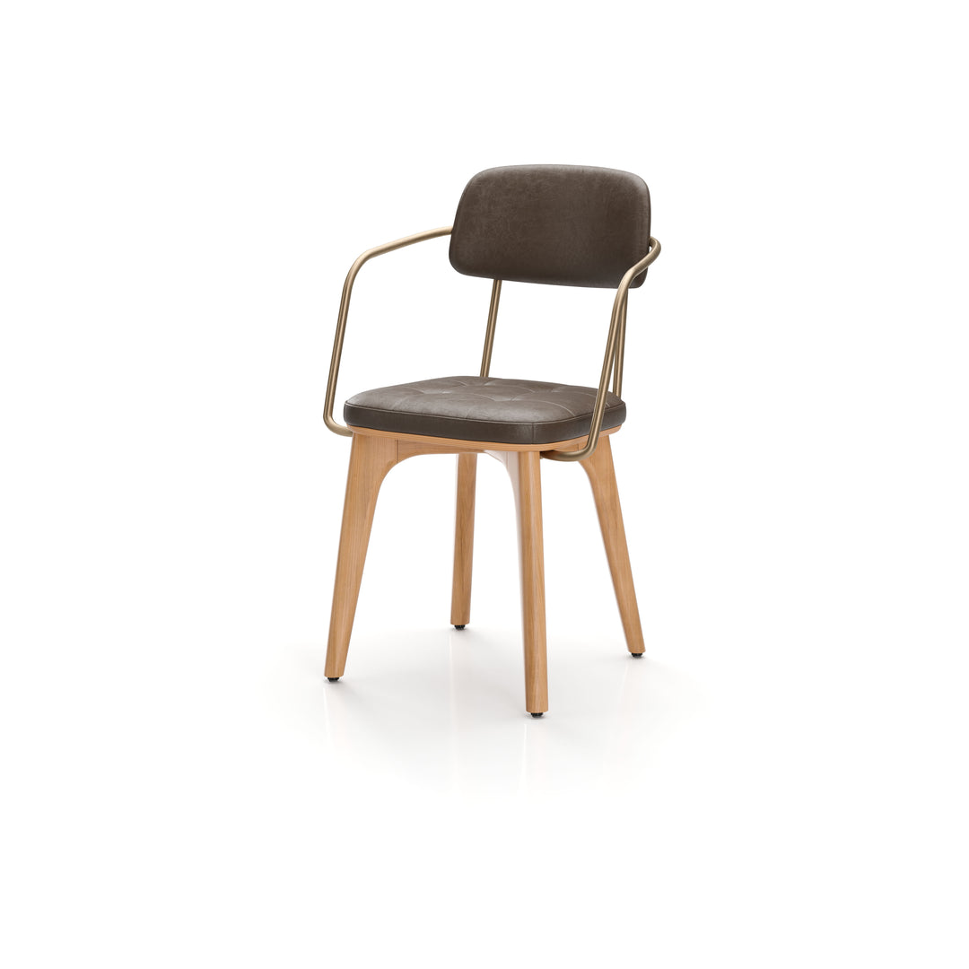 Utility Dining Armchair Upholstered