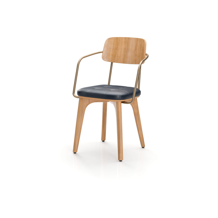 Utility Dining Armchair Wood