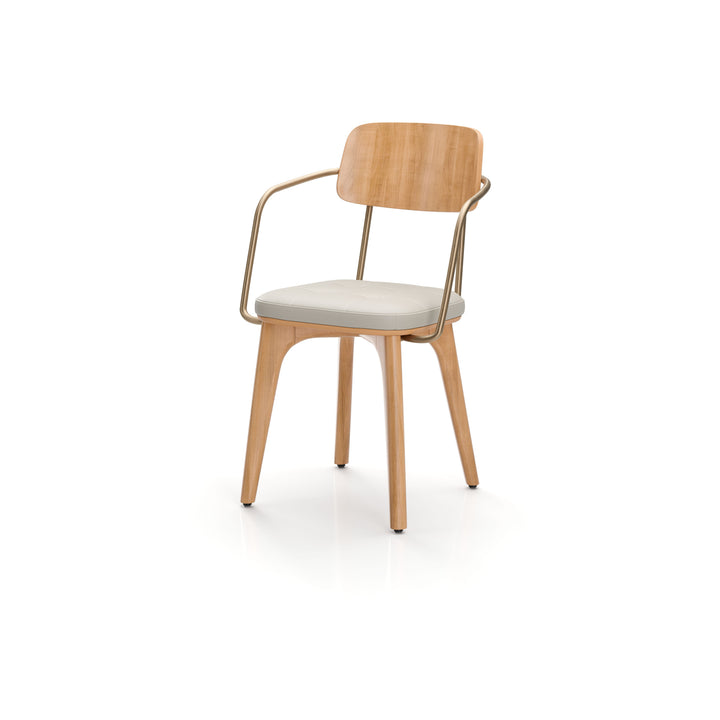 Utility Dining Armchair Wood