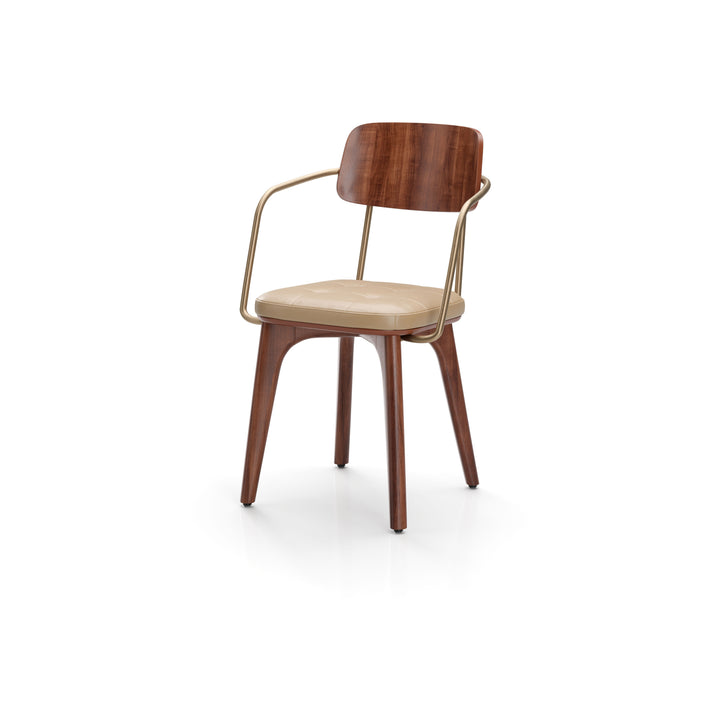 Utility Dining Armchair Wood