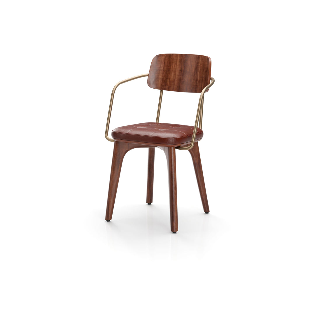 Utility Dining Armchair Wood