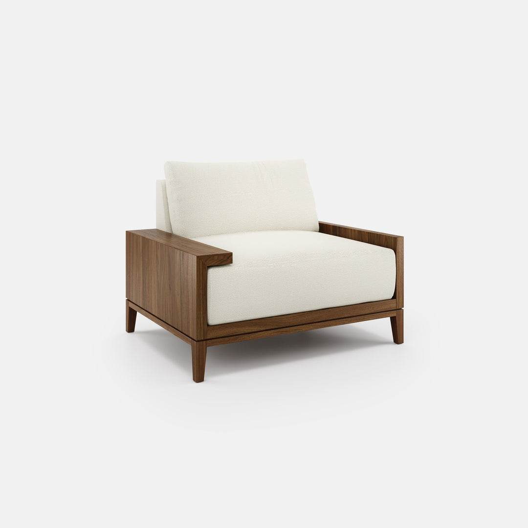 Varick Wooden Single Armchair